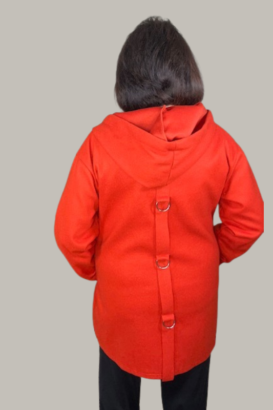 Hooded Knit Jacket