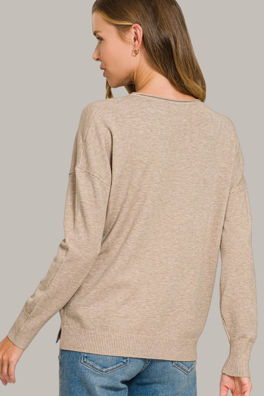 The ElleAnna Sweater (Taupe)