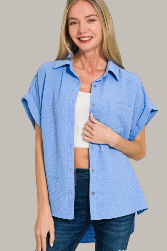 Easy Breezy Blouse (Peri)