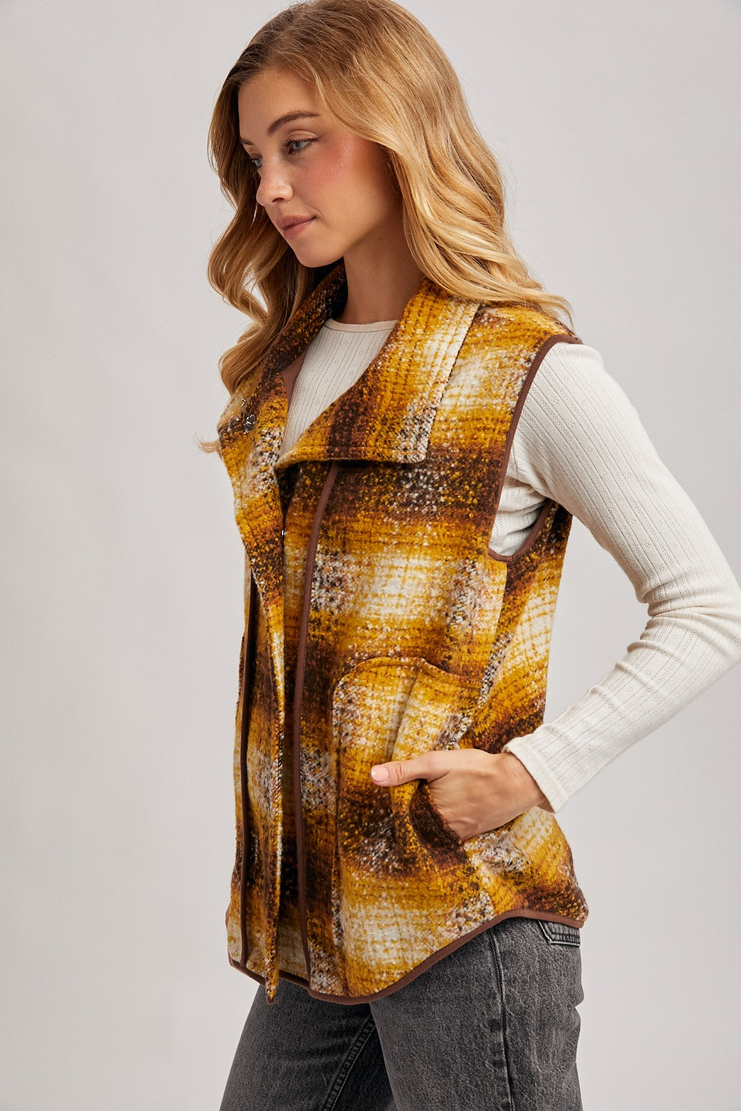Aspen Plaid Vest