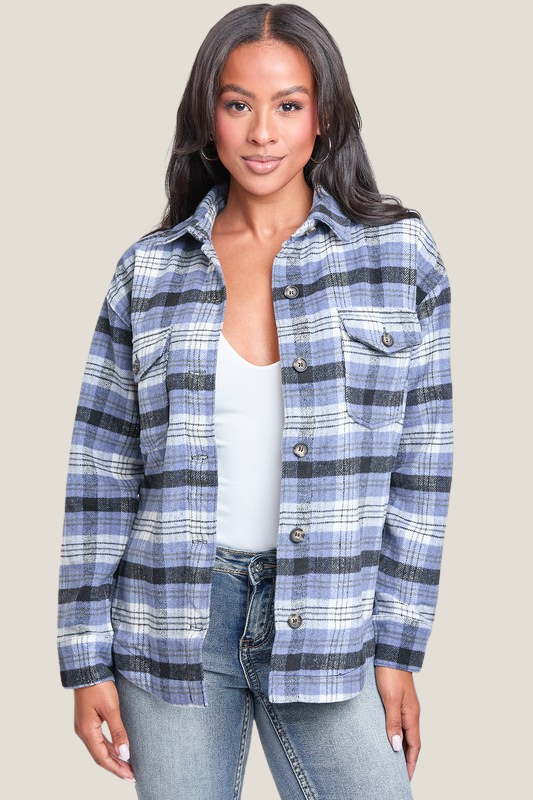 Pretty Plaid Shacket