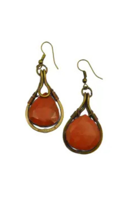 Red Jasper Necklace and Earrings