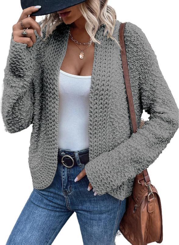 Amazon- Chunky Knit Cardigans Sweater (Several Colors)