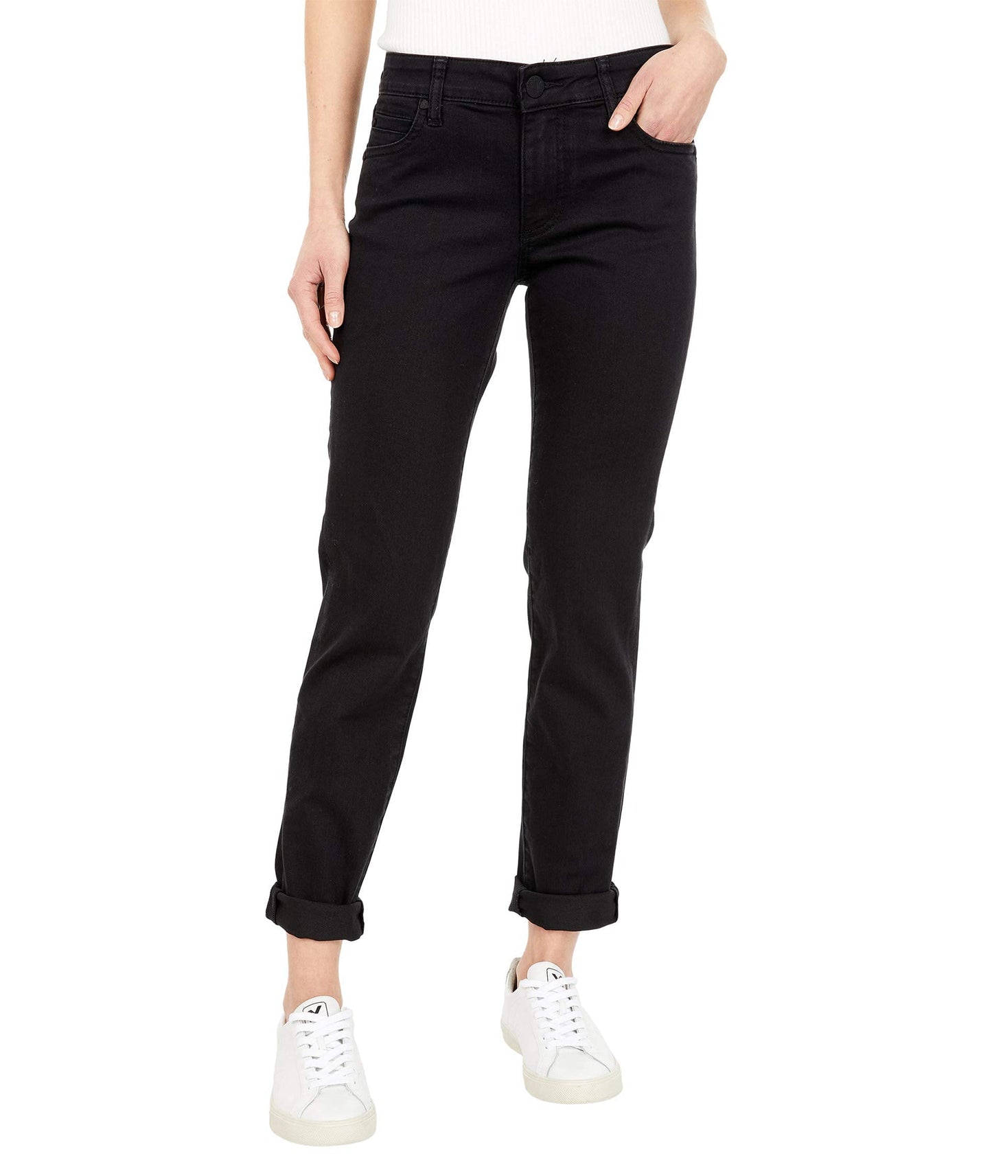 Amazon- KUT Catherine Boyfriend Jeans (Black)