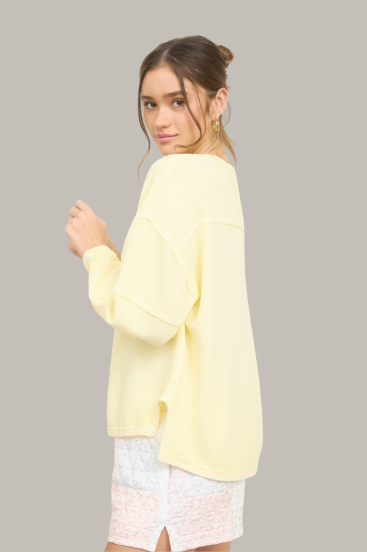 Spring Ribbed Top