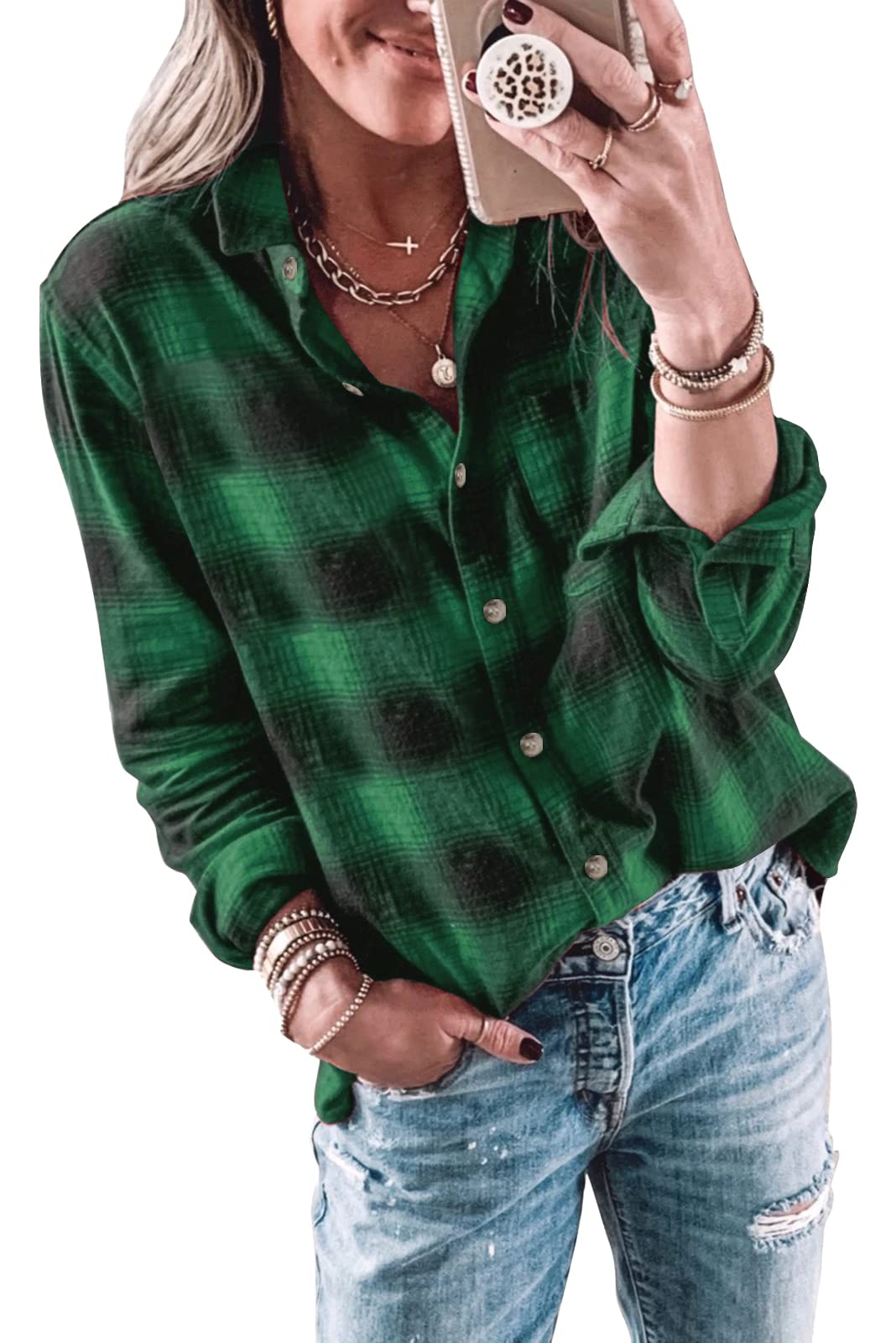 Amazon- Plaid Flannel Shirt (Several colors)