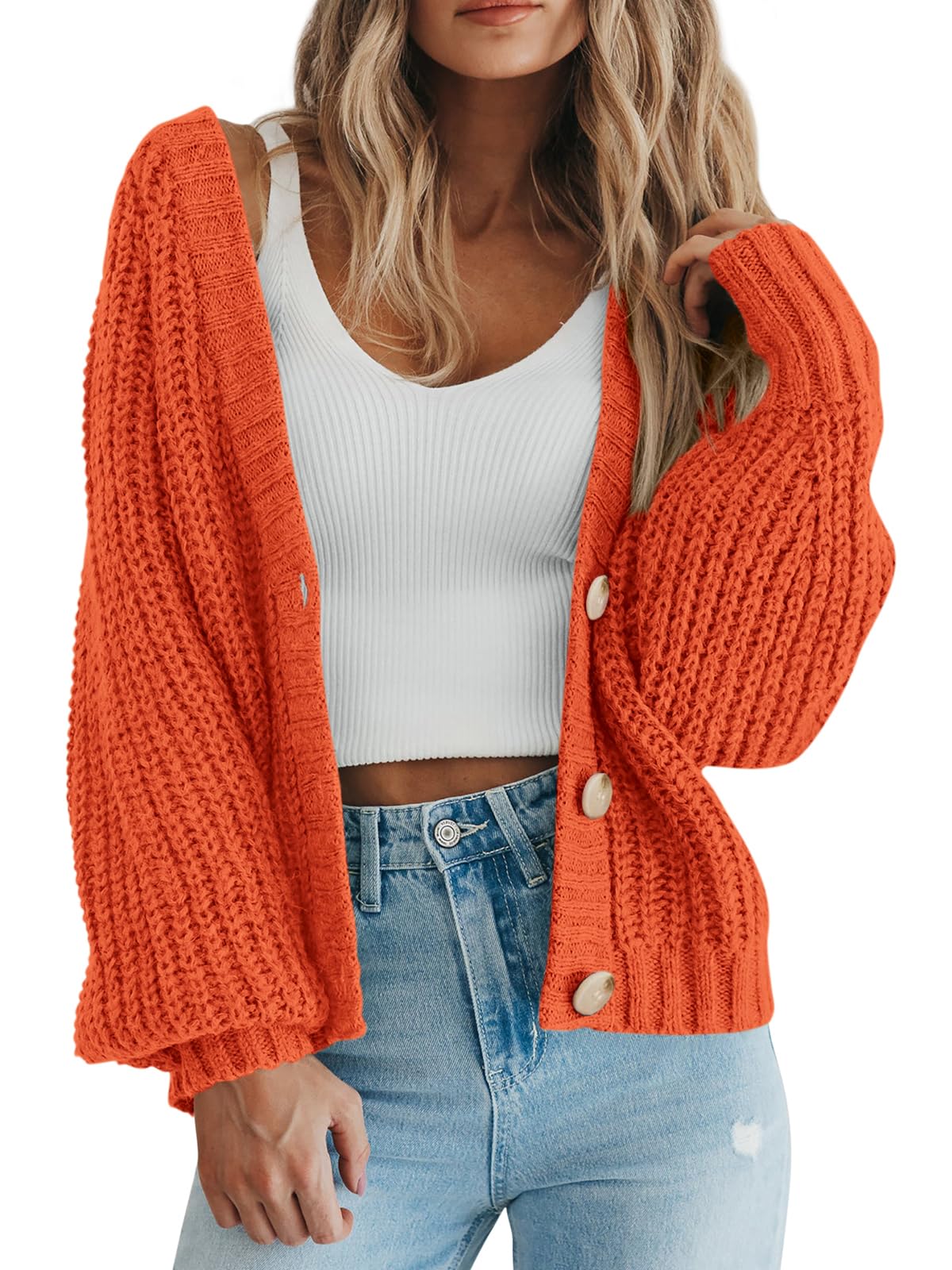 Amazon-Women's Chunky Knit Open Front Sweater (several colors)