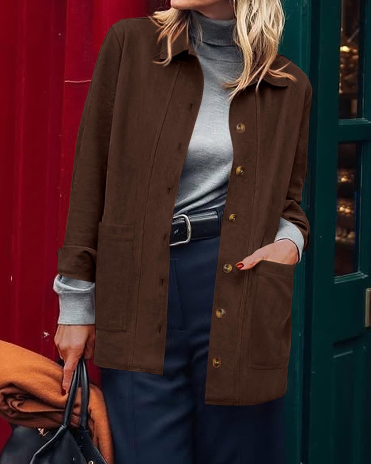 Amazon-Faux Suede Jacket (several colors)