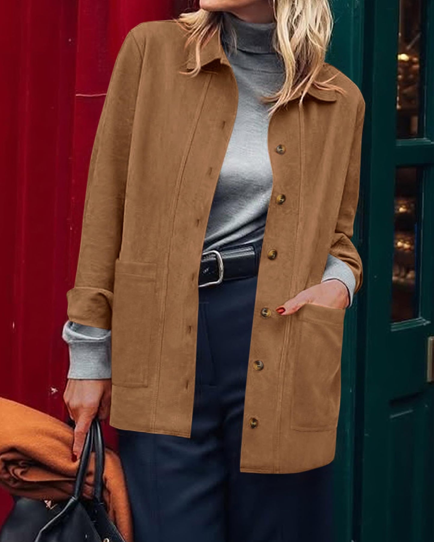Amazon-Faux Suede Jacket (several colors)