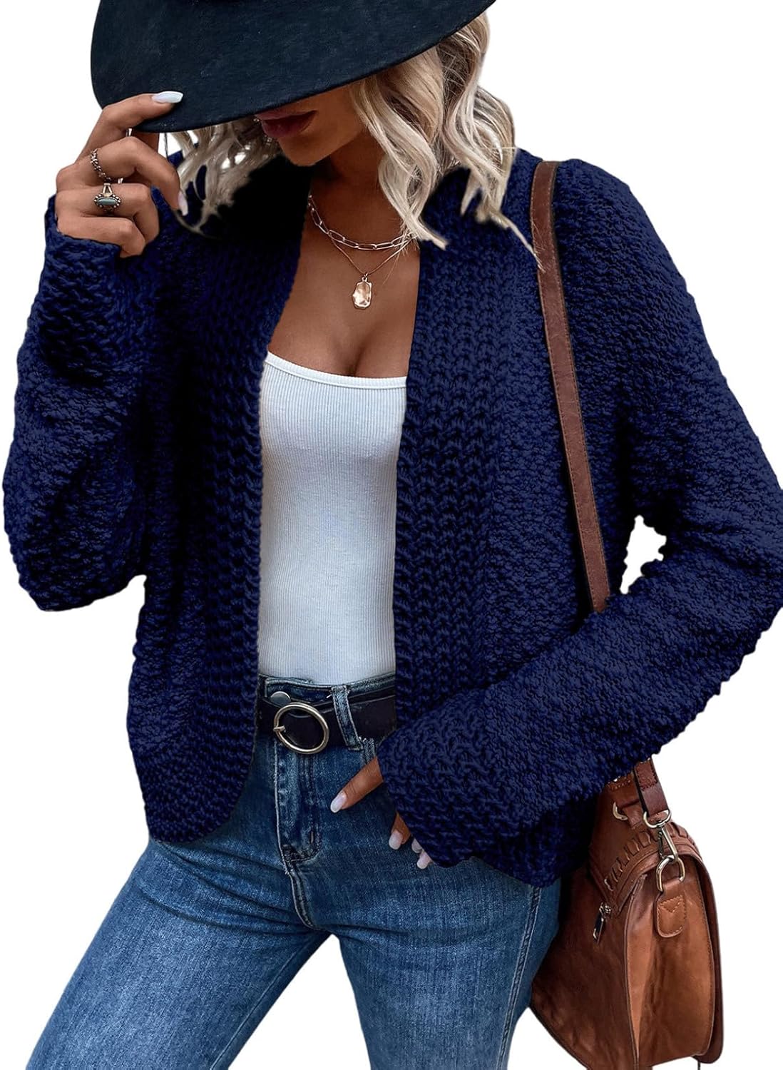 Amazon- Chunky Knit Cardigans Sweater (Several Colors)