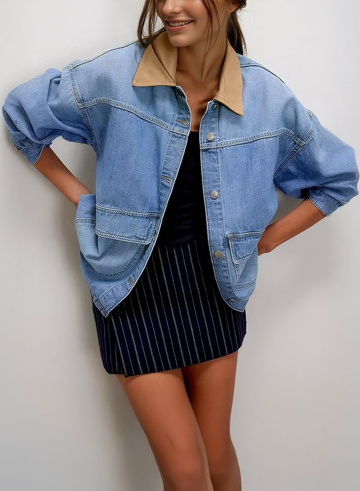 Amazon-Boyfriend Denim Barn Jacket (more colors)