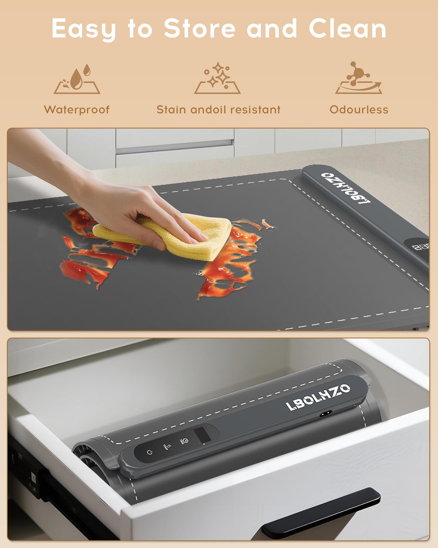 Amazon-Warming Mat For Food Extra Large 36"x16"