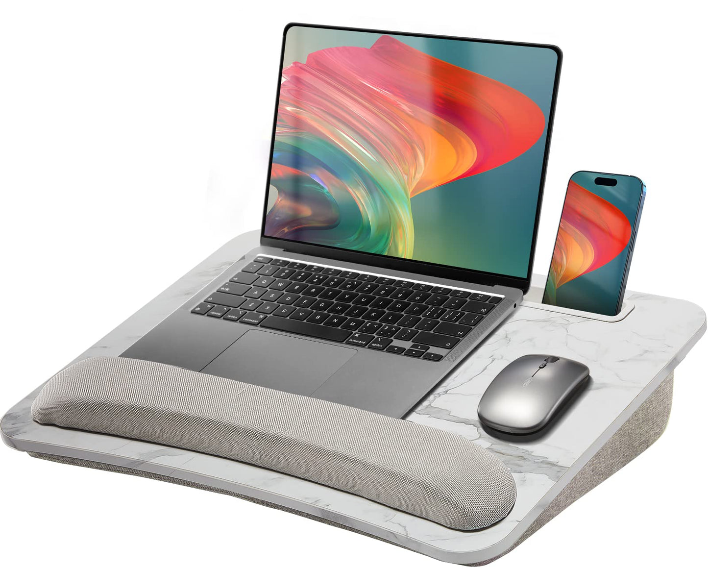 Amazon-Portable Lap Desk with Pillow Cushion