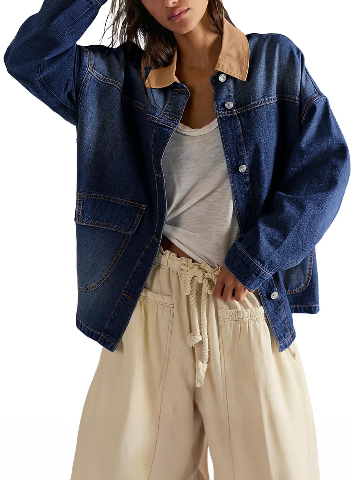 Amazon-Boyfriend Denim Barn Jacket (more colors)