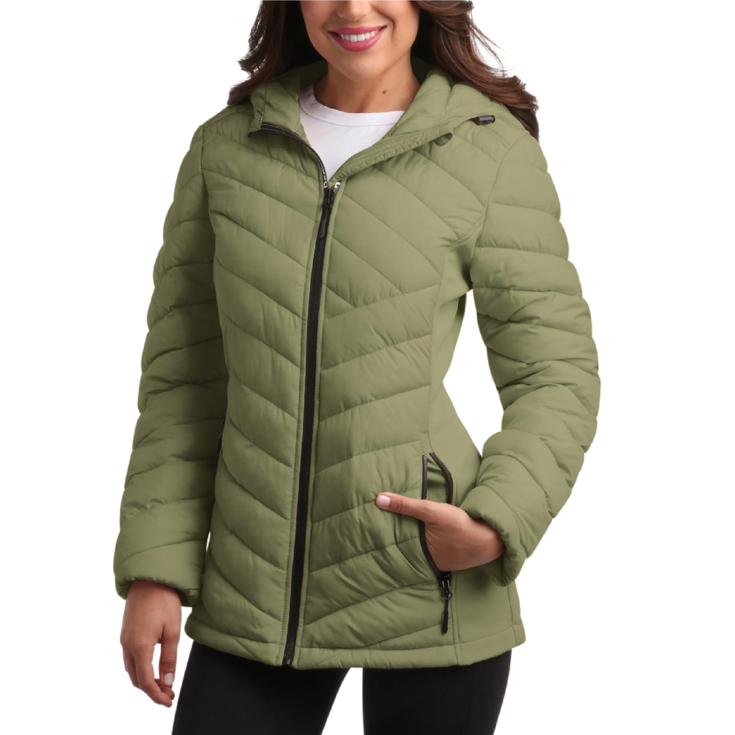 Amazon-Reebok Womens Jacket - Lightweight Softshell Quilted Jackets (several colors)