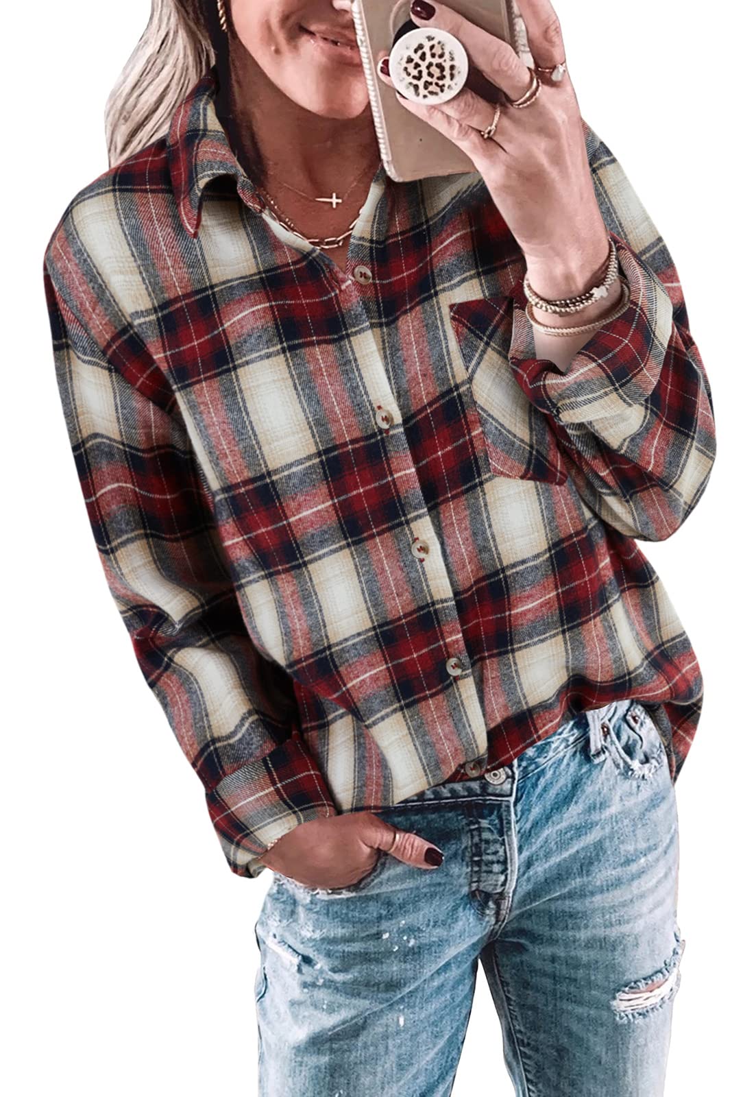 Amazon- Plaid Flannel Shirt (Several colors)