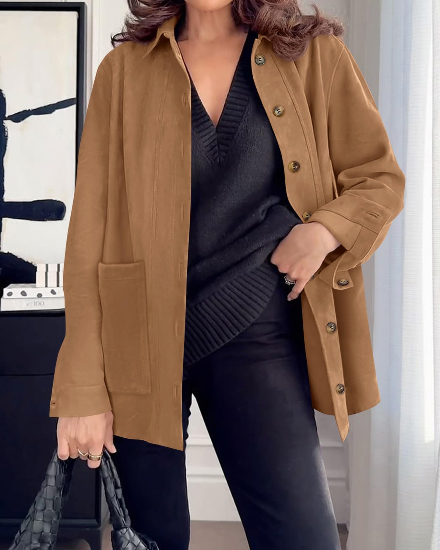 Amazon-Faux Suede Jacket (several colors)