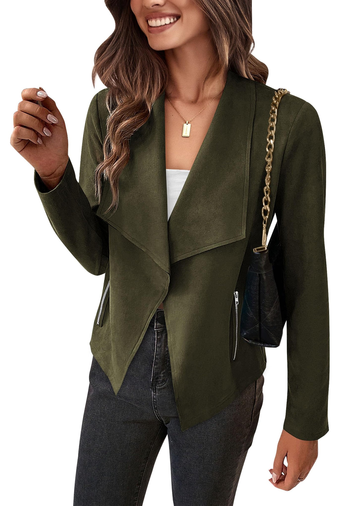 Amazon-Faux Suede Jacket (Several Colors)