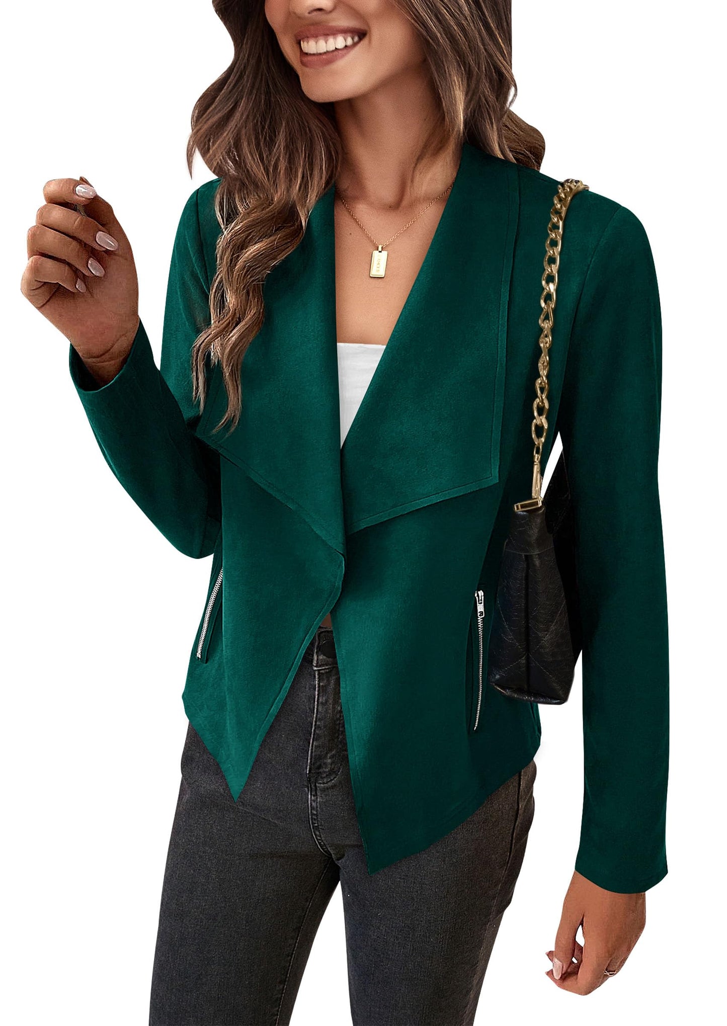 Amazon-Faux Suede Jacket (Several Colors)