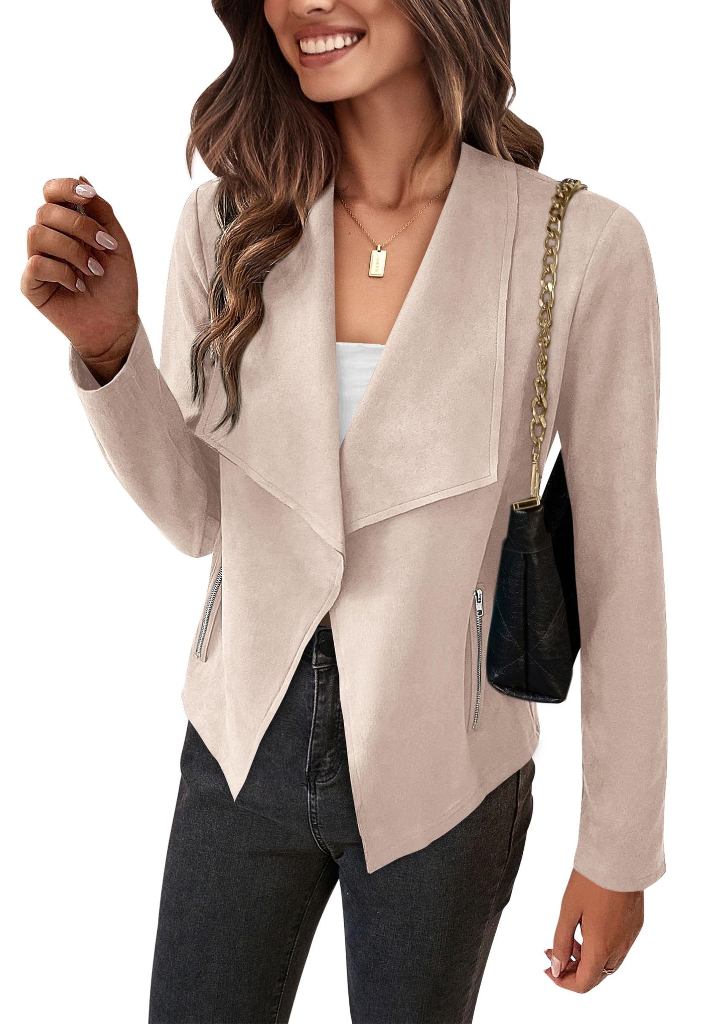 Amazon-Faux Suede Jacket (Several Colors)