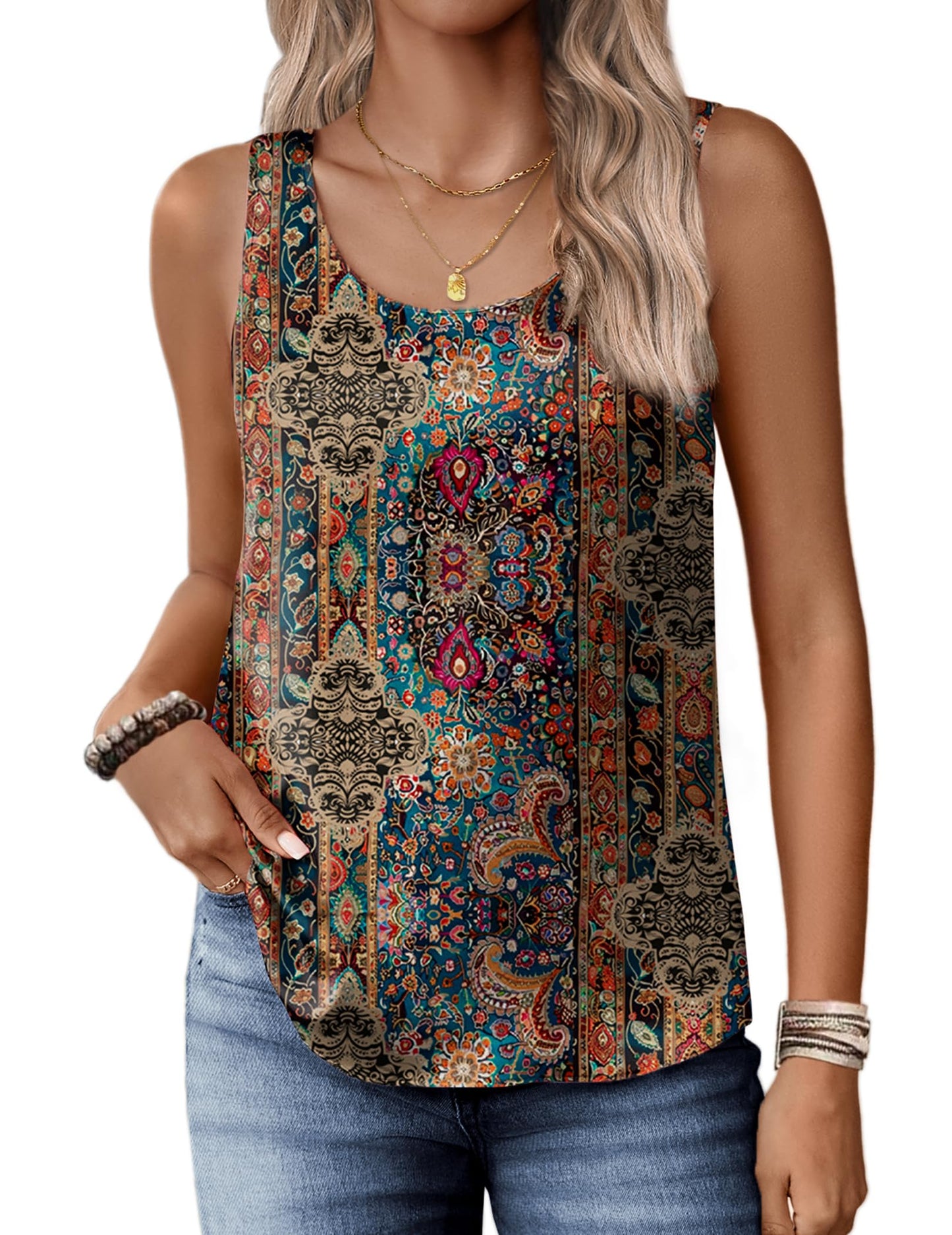 Amazon- Silk Satin Tank Tops