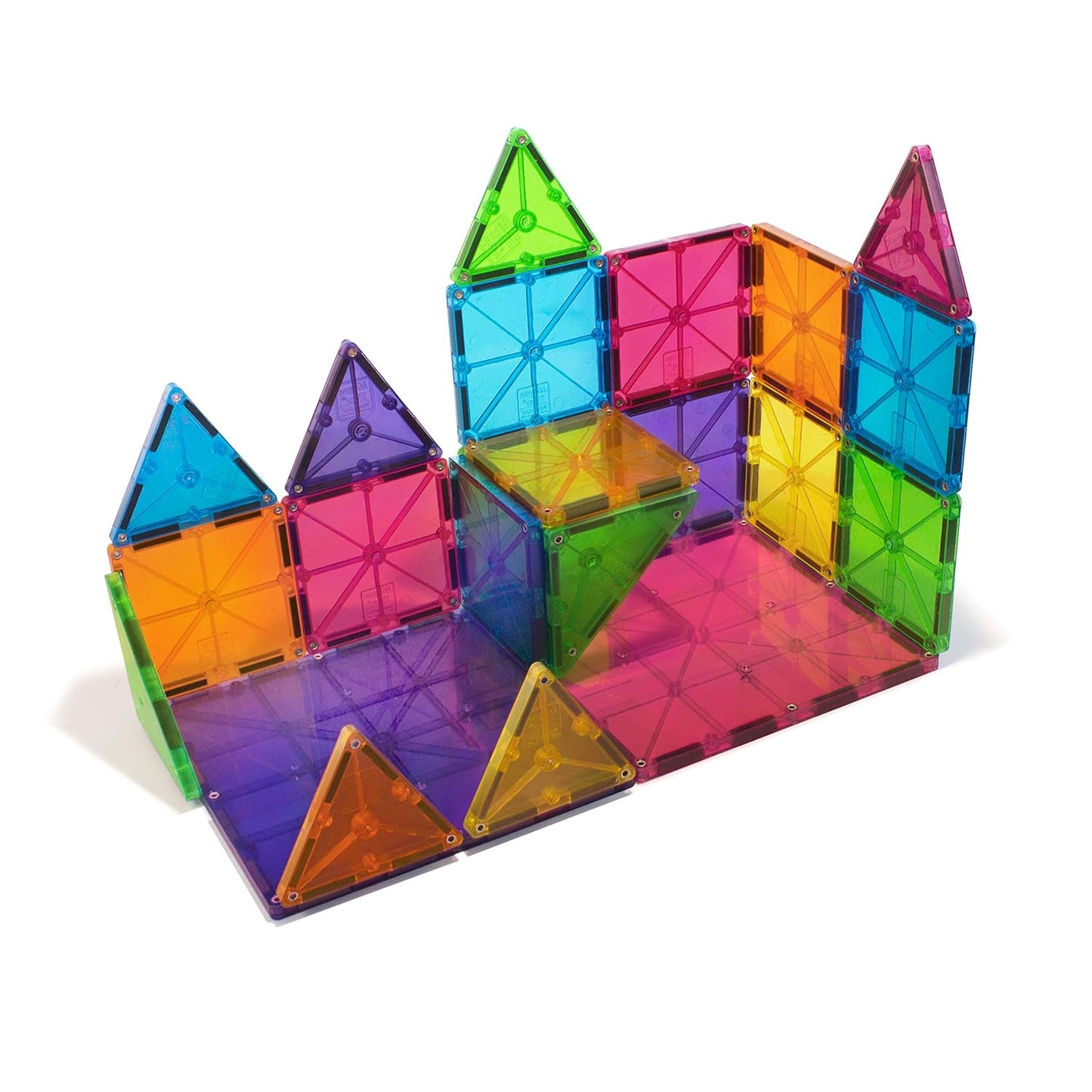 Amazon-MAGNA-TILES Classic 32-Piece Magnetic Construction Se