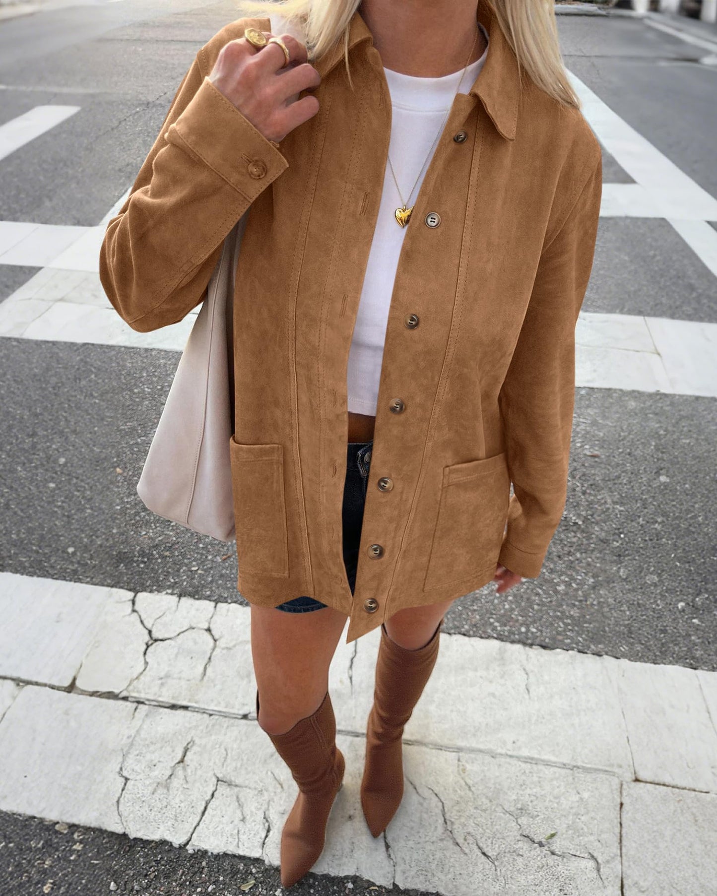 Amazon-Faux Suede Jacket (several colors)
