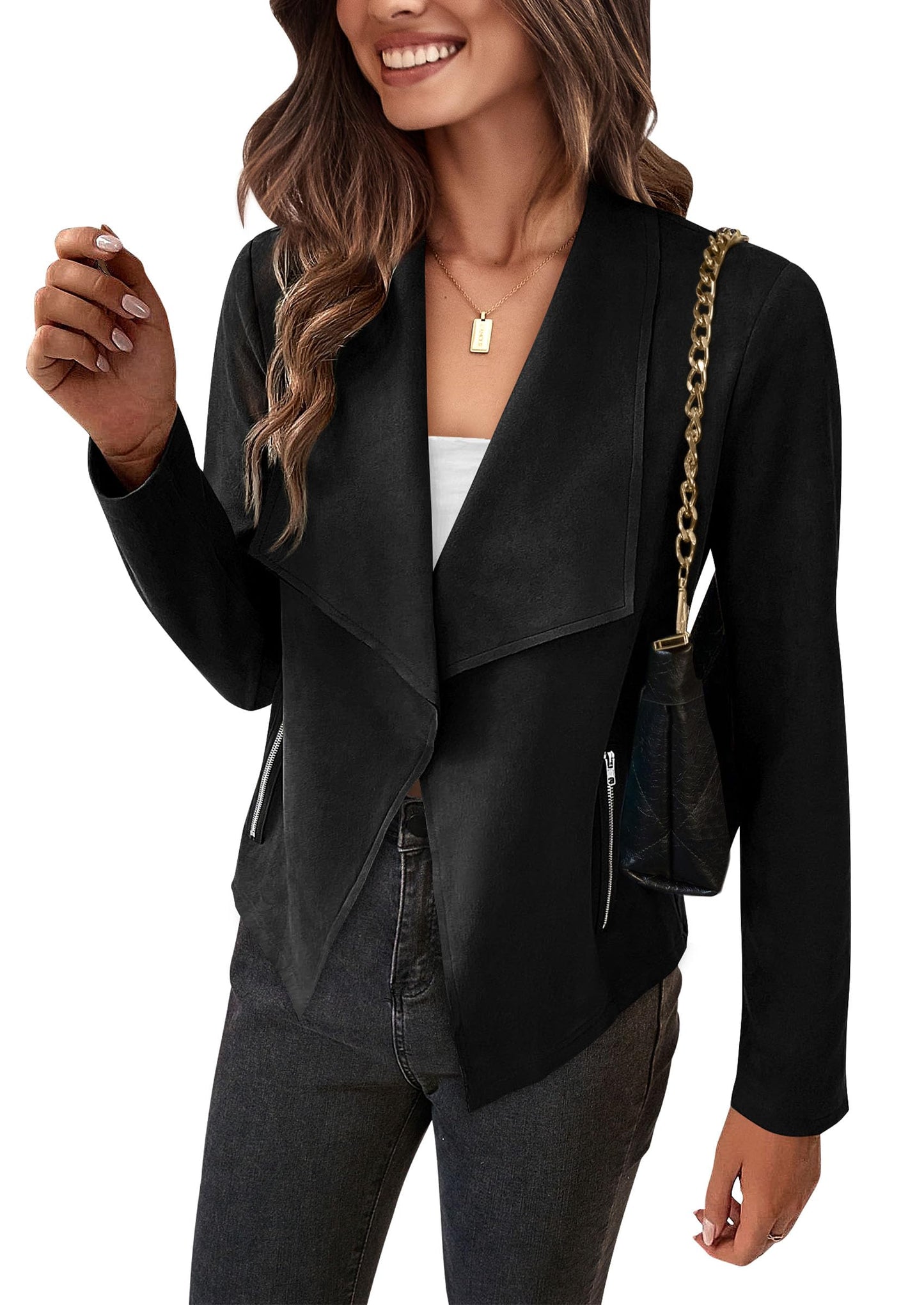 Amazon-Faux Suede Jacket (Several Colors)