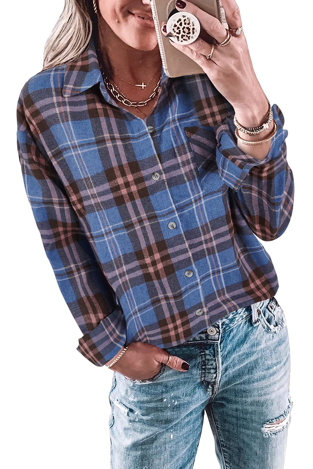 Amazon- Plaid Flannel Shirt (Several colors)