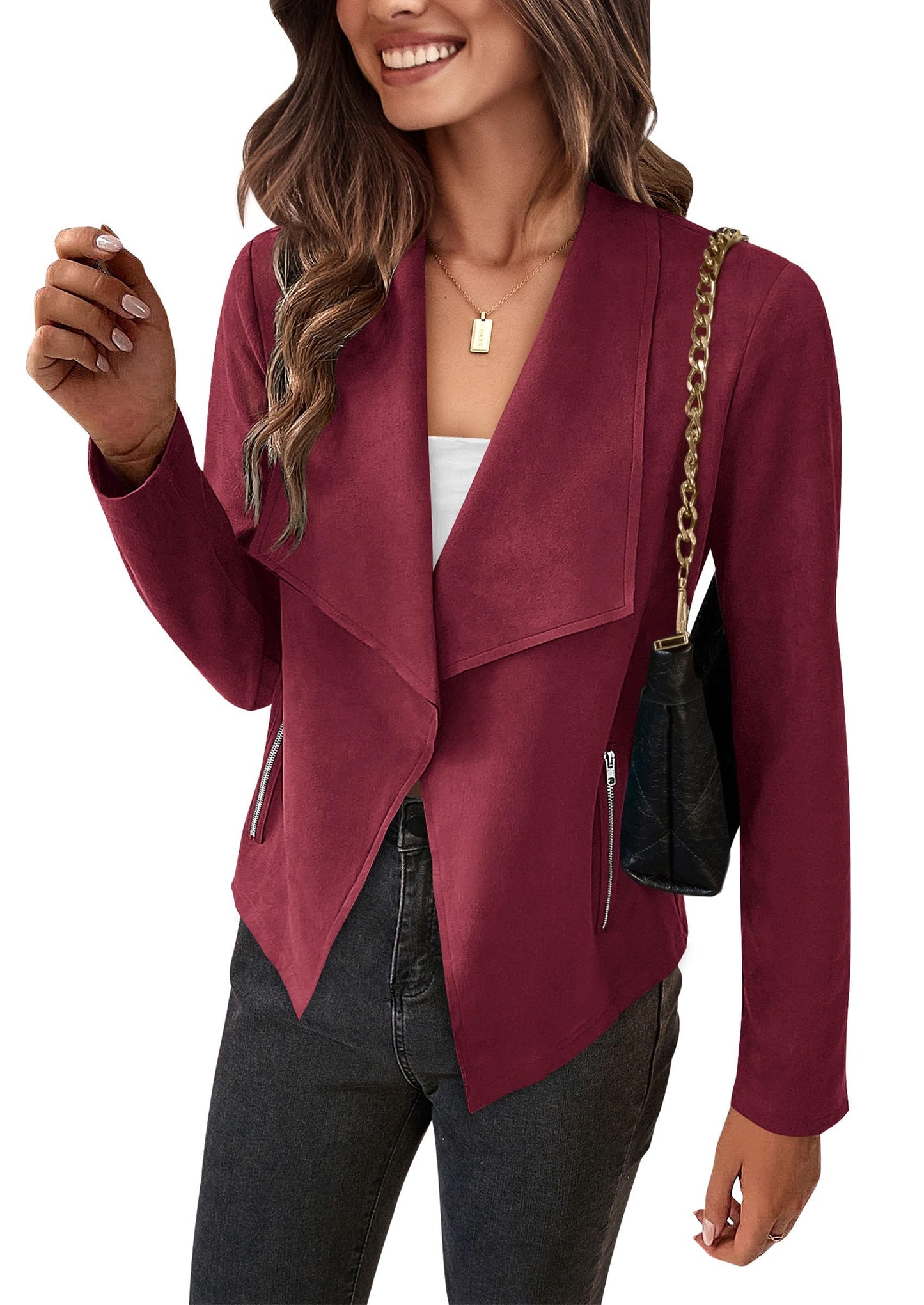 Amazon-Faux Suede Jacket (Several Colors)