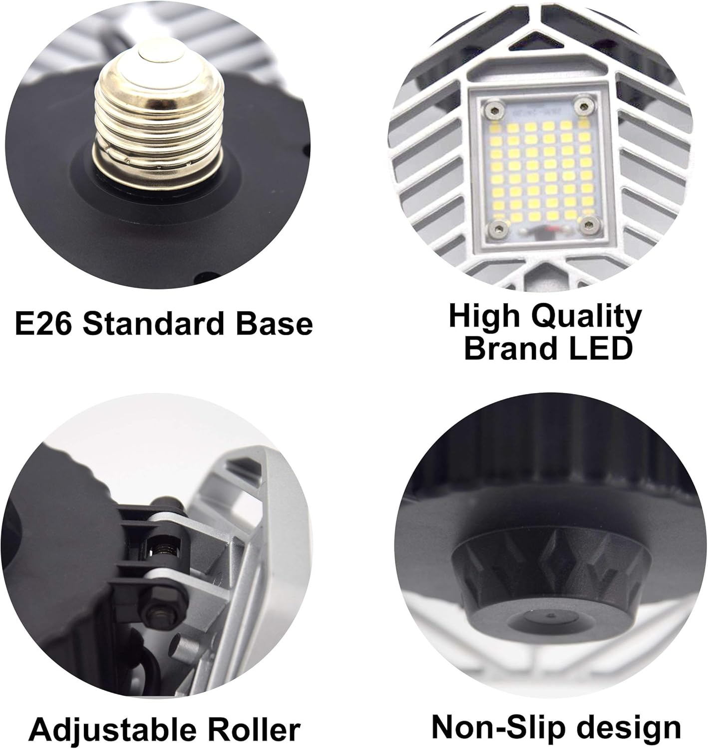 Amazon-2-Pack LED Garage Lights, 6500Lumens