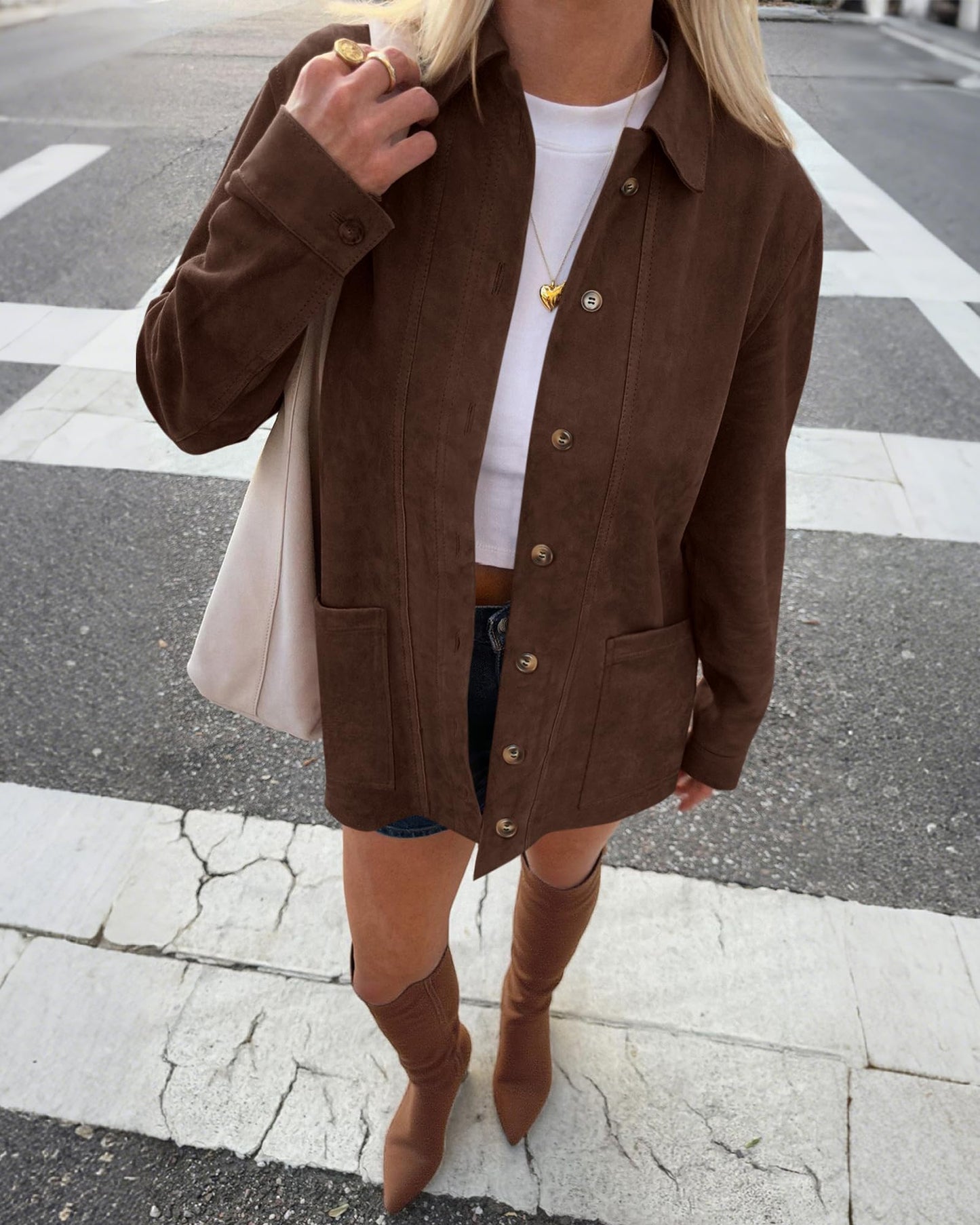 Amazon-Faux Suede Jacket (several colors)