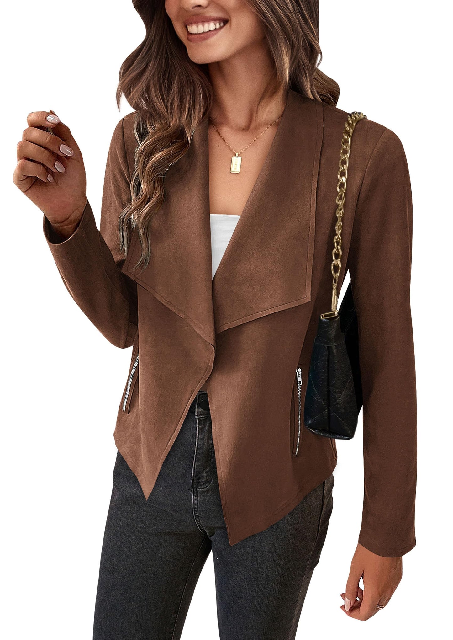 Amazon-Faux Suede Jacket (Several Colors)