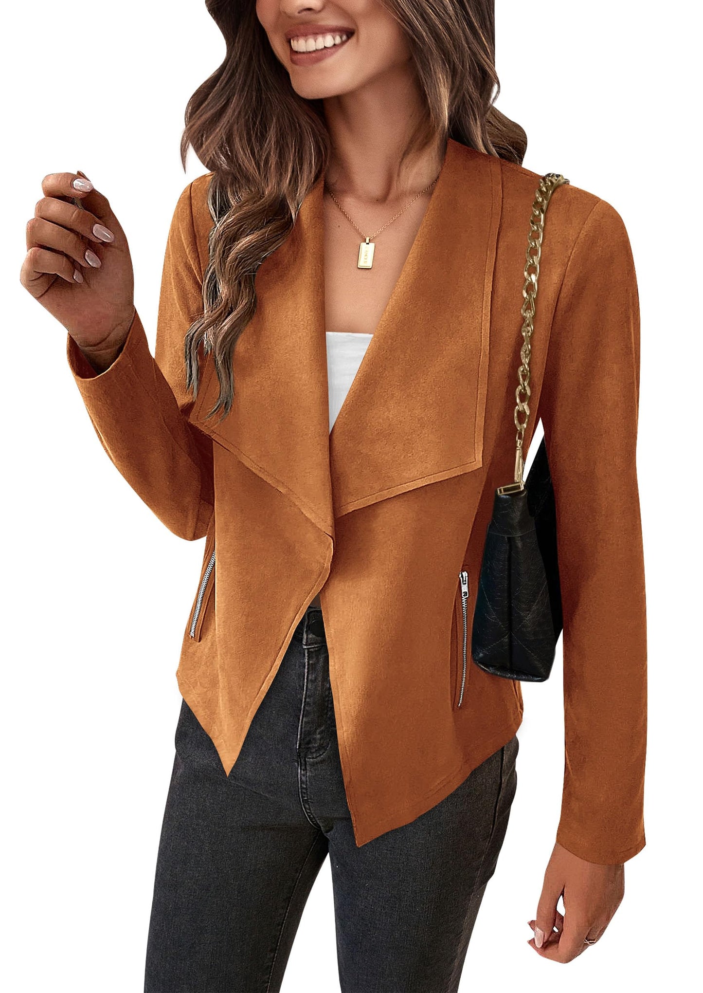 Amazon-Faux Suede Jacket (Several Colors)