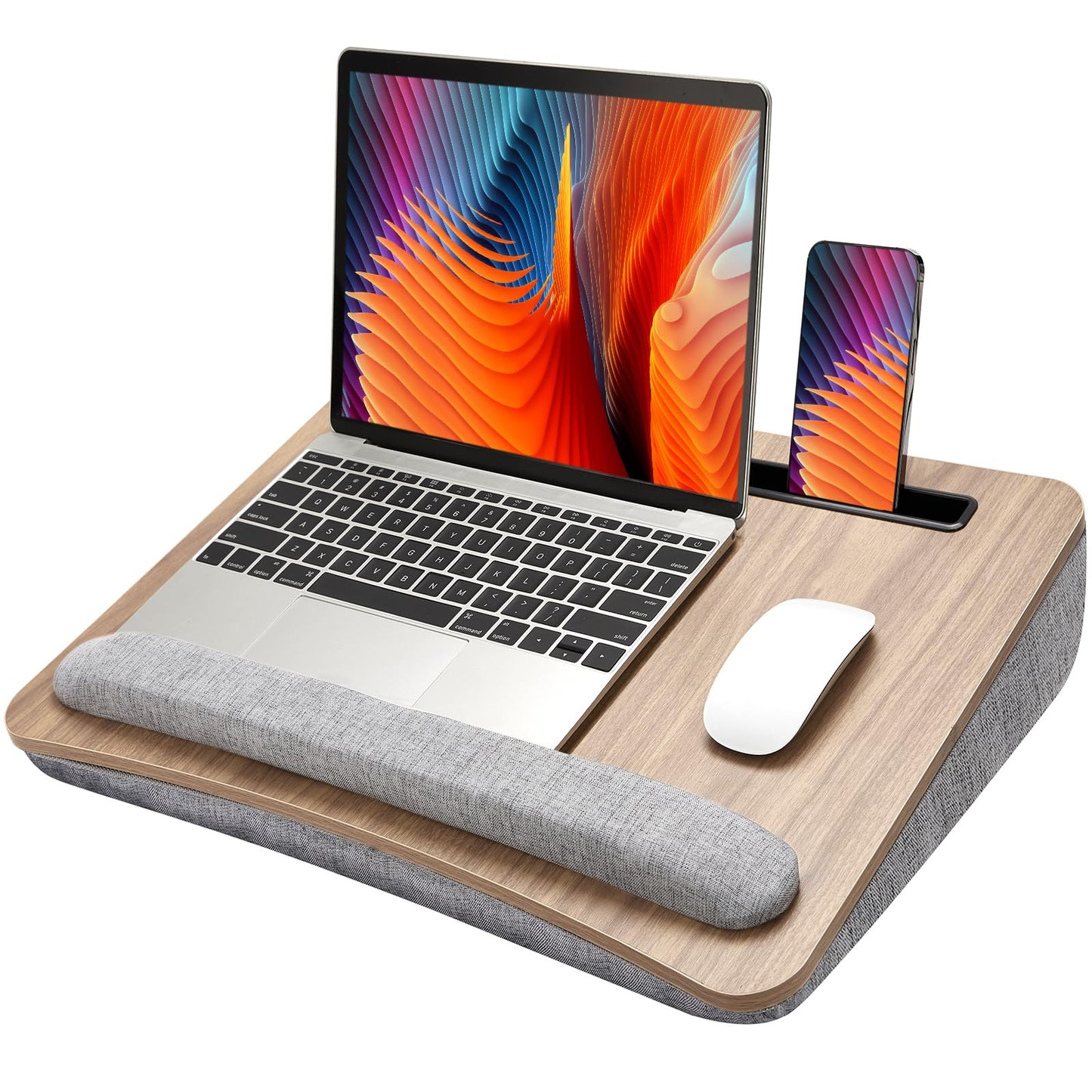 Amazon-Portable Lap Desk with Pillow Cushion