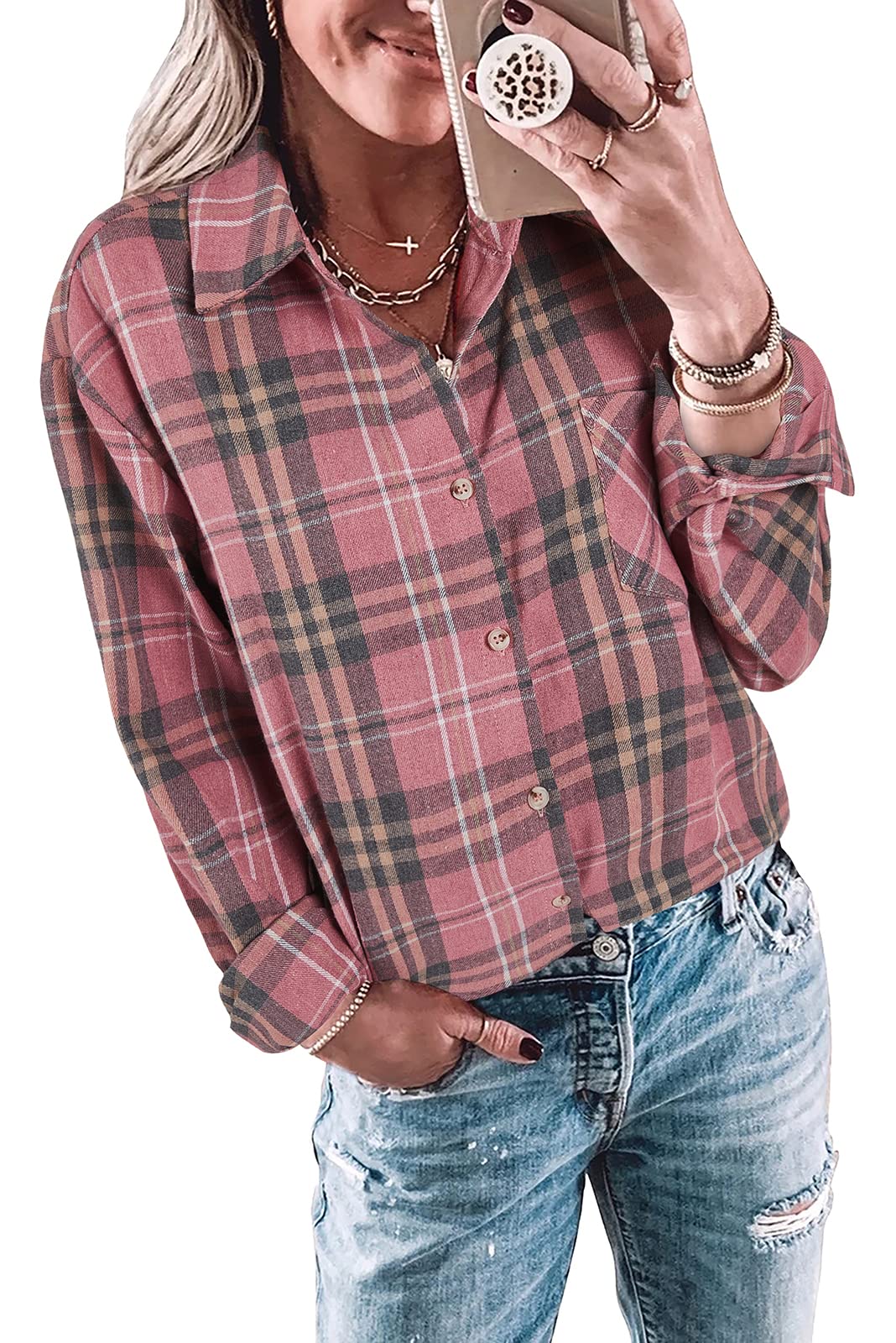 Amazon- Plaid Flannel Shirt (Several colors)
