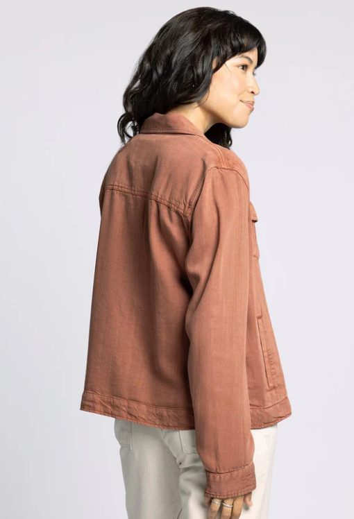 THREAD & SUPPLY: Jackie Jacket (Rustic Brown)