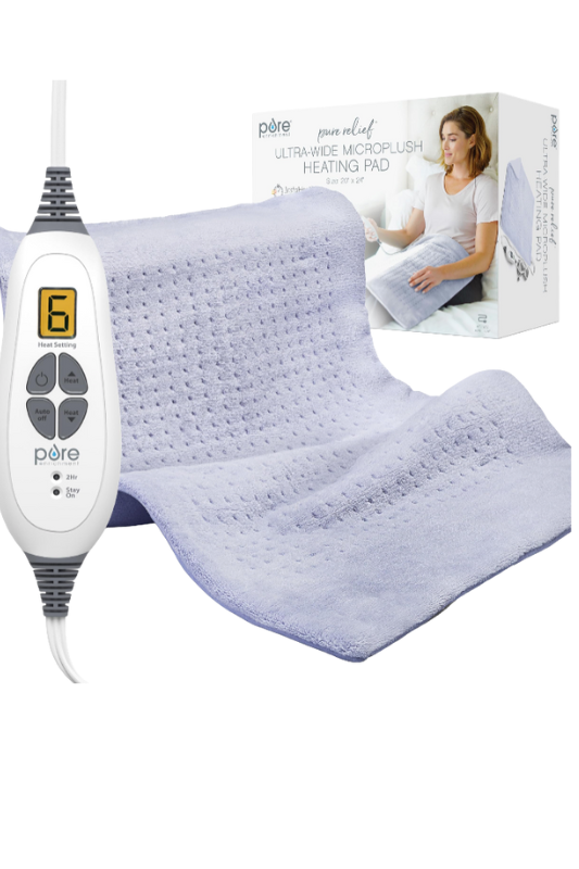Amazon-Ultra-Wide Microplush Heating Pad