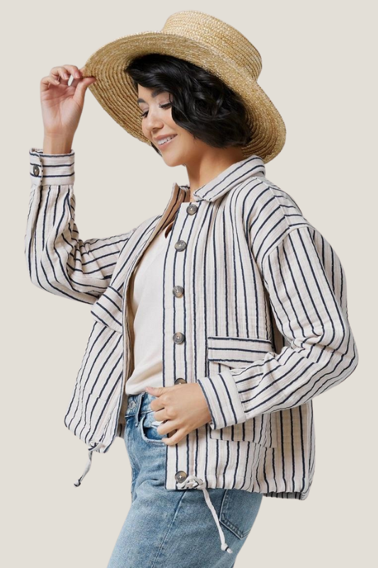 Hallie Stripe Jacket