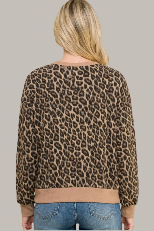 The Abby Animal Print Sweatshirt