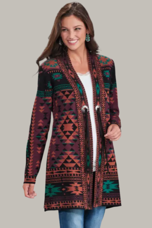 Tribal Cardigan Sweater