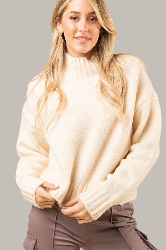 Cozy Mock Neck Sweater