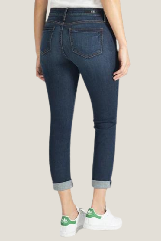 KUT: Catherine Mid Rise Boyfriend Jean (Abelia Wash)