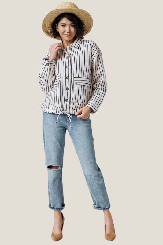 Hallie Stripe Jacket