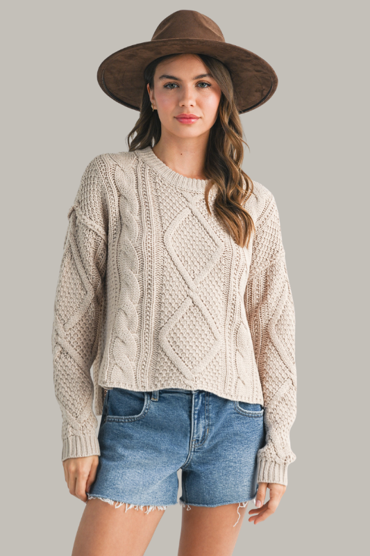 The Kellie Sweater (Taupe)