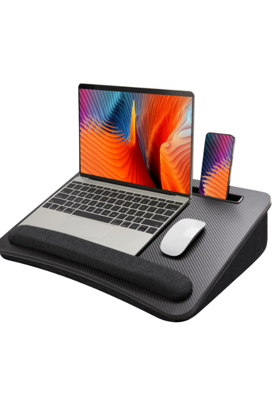 Amazon-Portable Lap Desk with Pillow Cushion