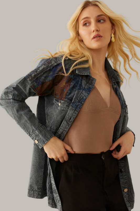 The Vintage Art Jacket (Denim Blue)