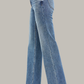 Risen Straight leg Denim