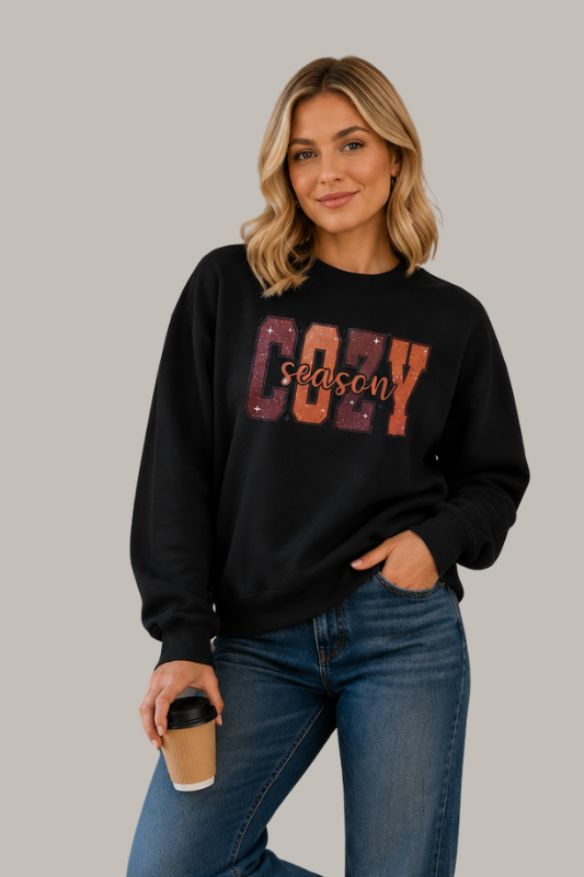 Cozy Season Mock Neck Sweatshirt