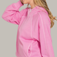 Mineral Wash Hoodie Sweatshirt (Pink)